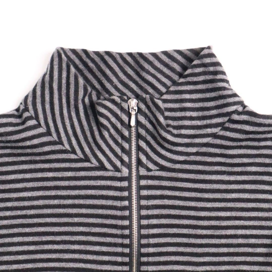 old agnes b homme ハーフジップ コットンニット セーター