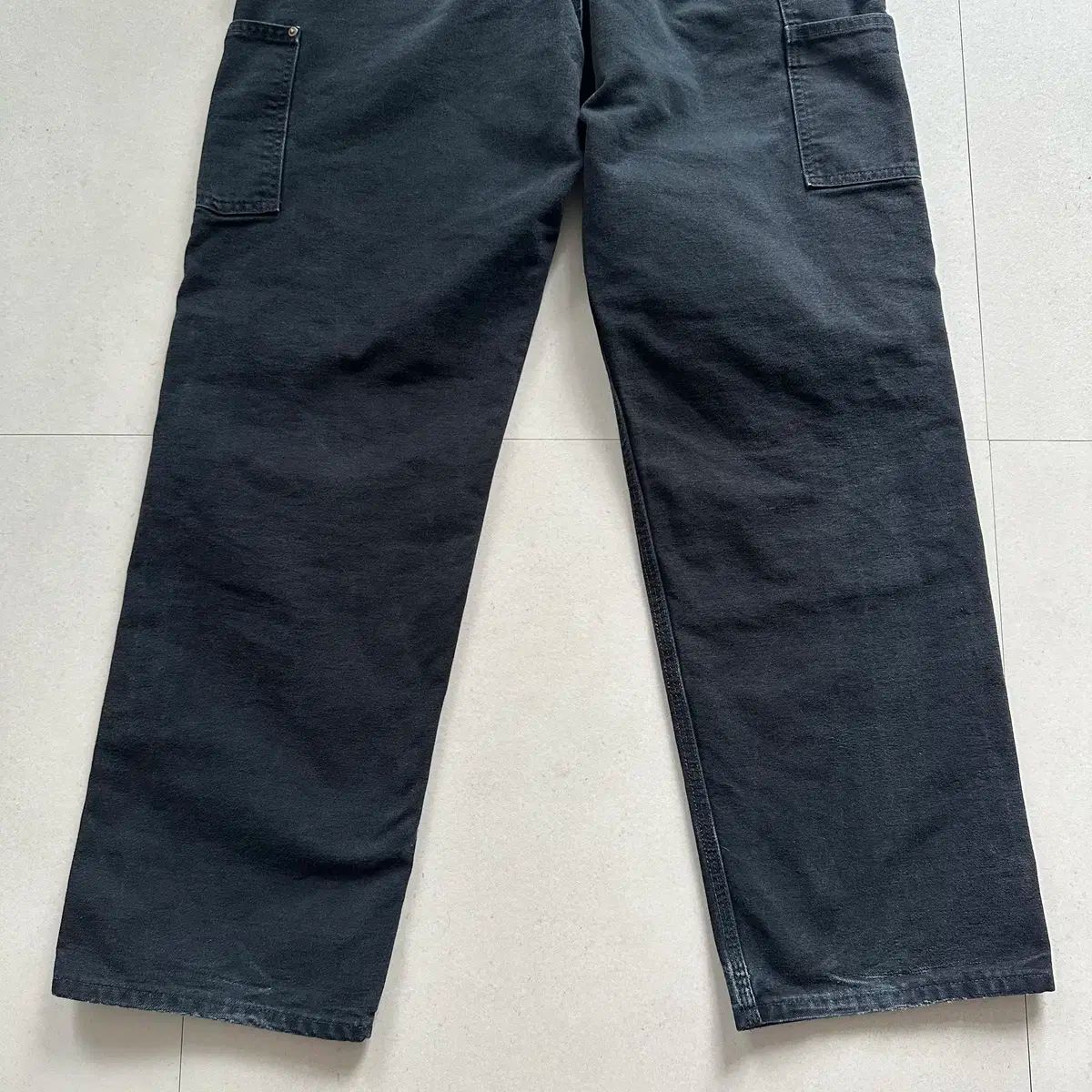  Carhartt カーハート ブラック ダブルニー B 136 BLK ワークパンツ 32 x チノパン パンツ