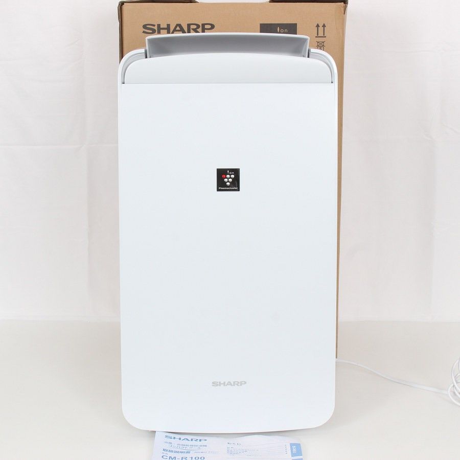 シャープ コンパクトクール CM-R 100-W ホワイト 冷風 衣類乾燥除湿機 プラズマクラスター7000 SHARP 本体