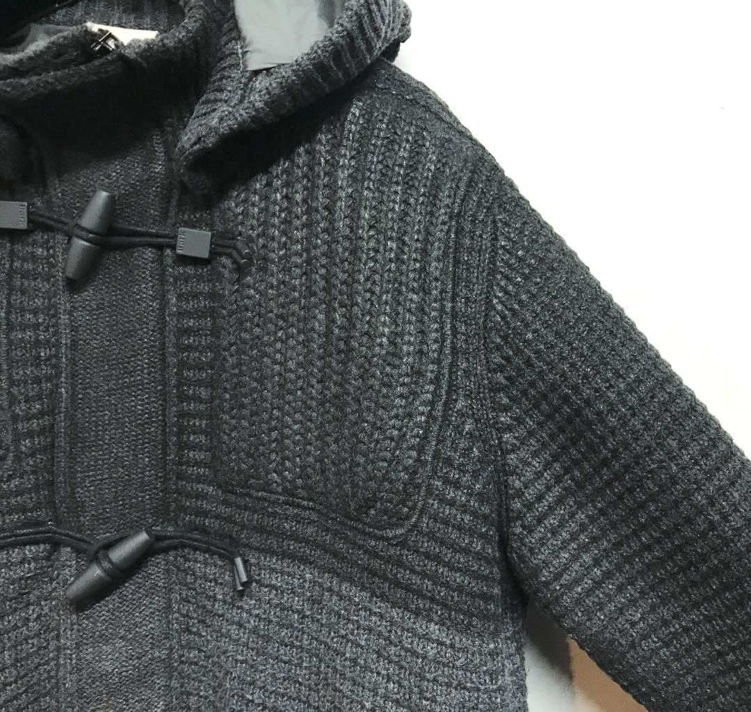 ニット ダッフルコート