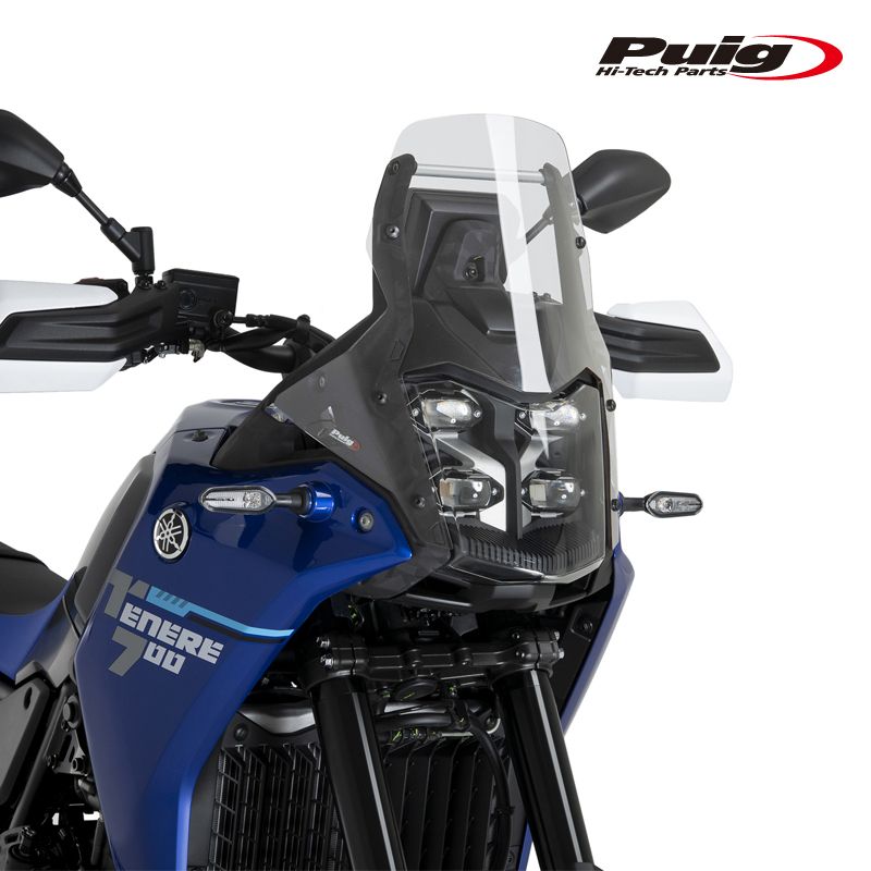 Puig 22514W RACING-SPORT SCREEN CLEAR YAMAHA TENERE 700 25 プーチ レーシングスクリーン