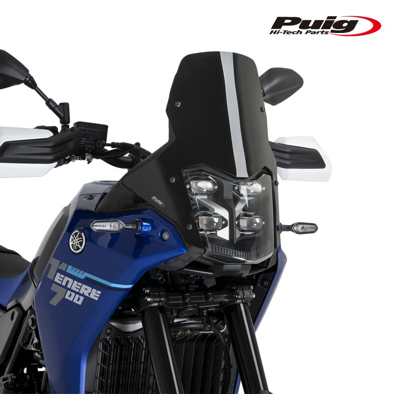 Puig 22514N RACING-SPORT SCREEN BLACK YAMAHA TENERE 700 25 プーチ レーシングスクリーン