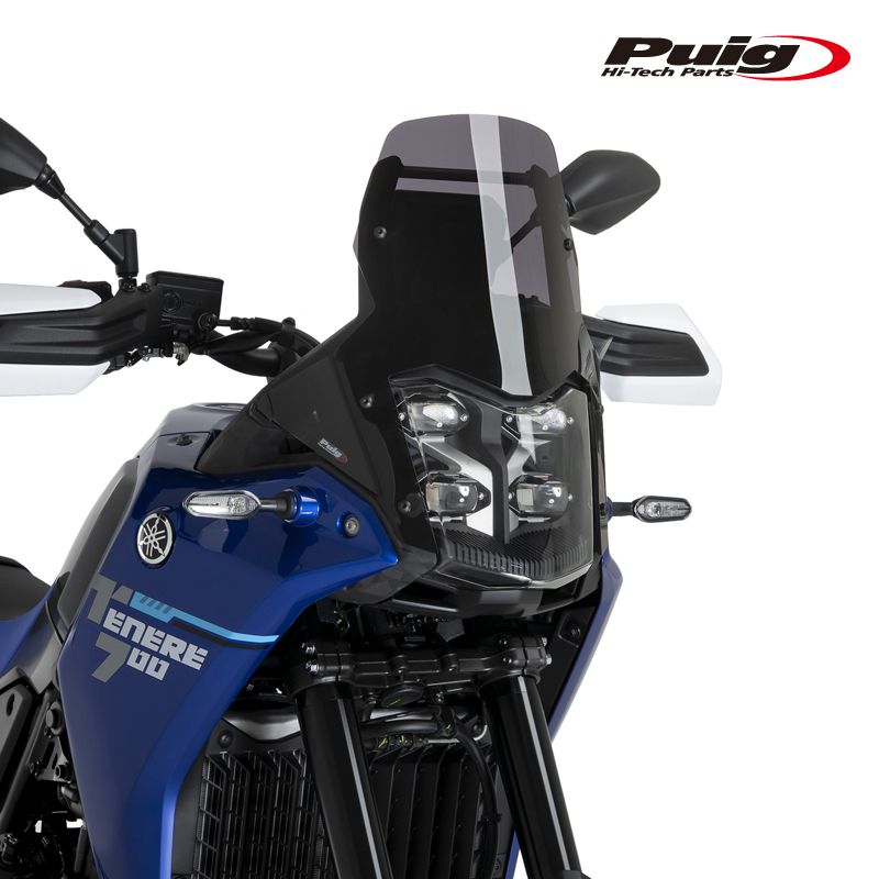 Puig 22514F RACING-SPORT SCREEN DARK SMOKE YAMAHA TENERE 700 25 プーチ レーシングスクリーン