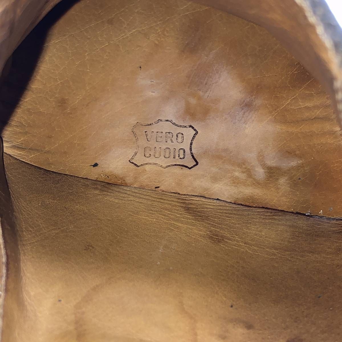  古着 JOHN サイドゴアシューズ イタリア製 9 メンズ27 0 cm相当 saa 015133 デッキシューズ 靴