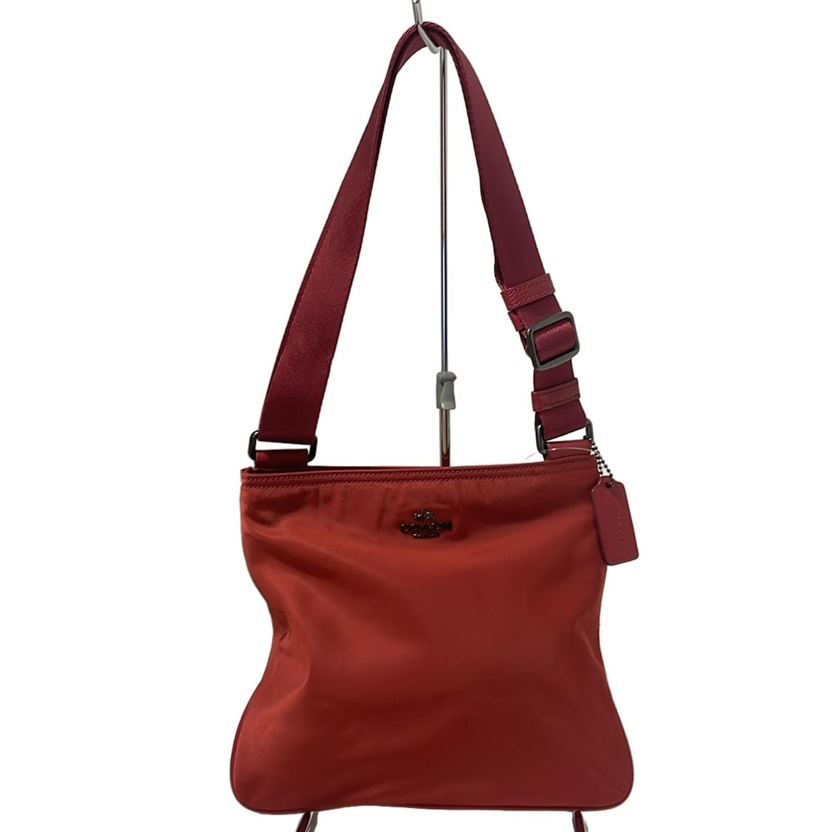 COACH コーチ ショルダーバッグ ナイロン クロスボディー F22346 レッド