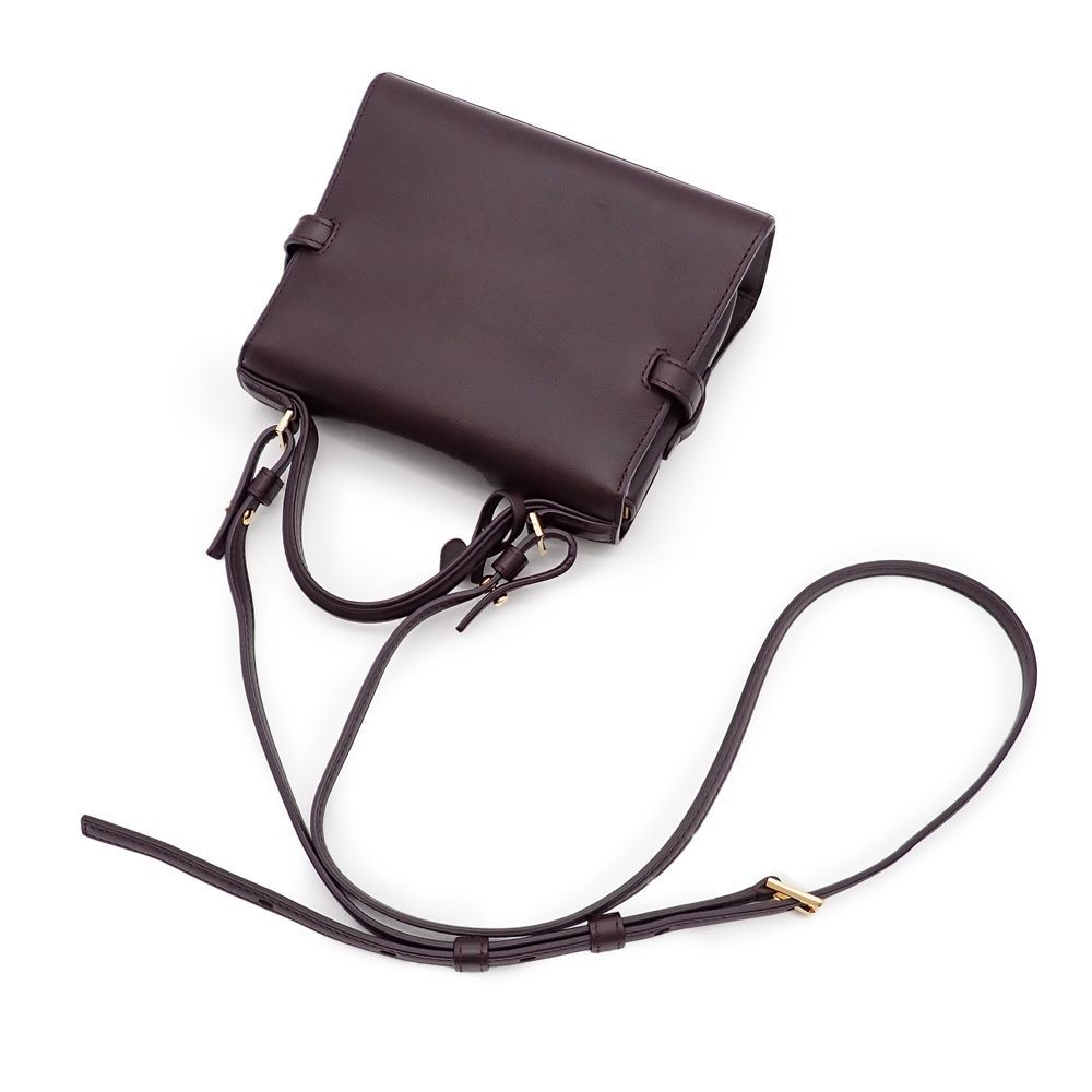 デルヴォー タンペート スモール ハンドバッグ ショルダーバッグ 2way ジョイカーフ プラム