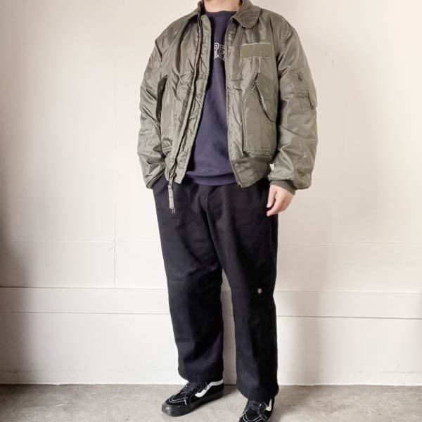 1992年製 実物 米軍 CWU-45 P フライトジャケット L アラミド トップガン マーヴェリック 90s アメリカ製 ミリタリー ジャケット ビンテージ D152 KANDAIZUMI_COM