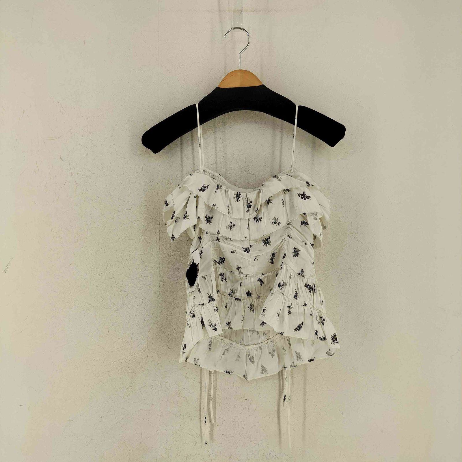 ガニー Ganni Printed Satin Slip Top レディース 36