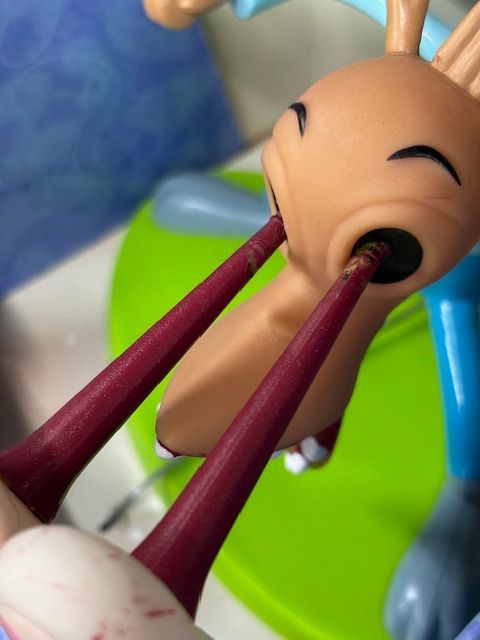 REN & STIMPY フィギュア 目が飛び出るver アメトイ ビンテージ レン