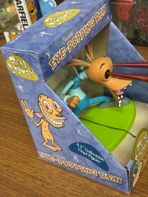 REN & STIMPY フィギュア 目が飛び出るver アメトイ ビンテージ レン