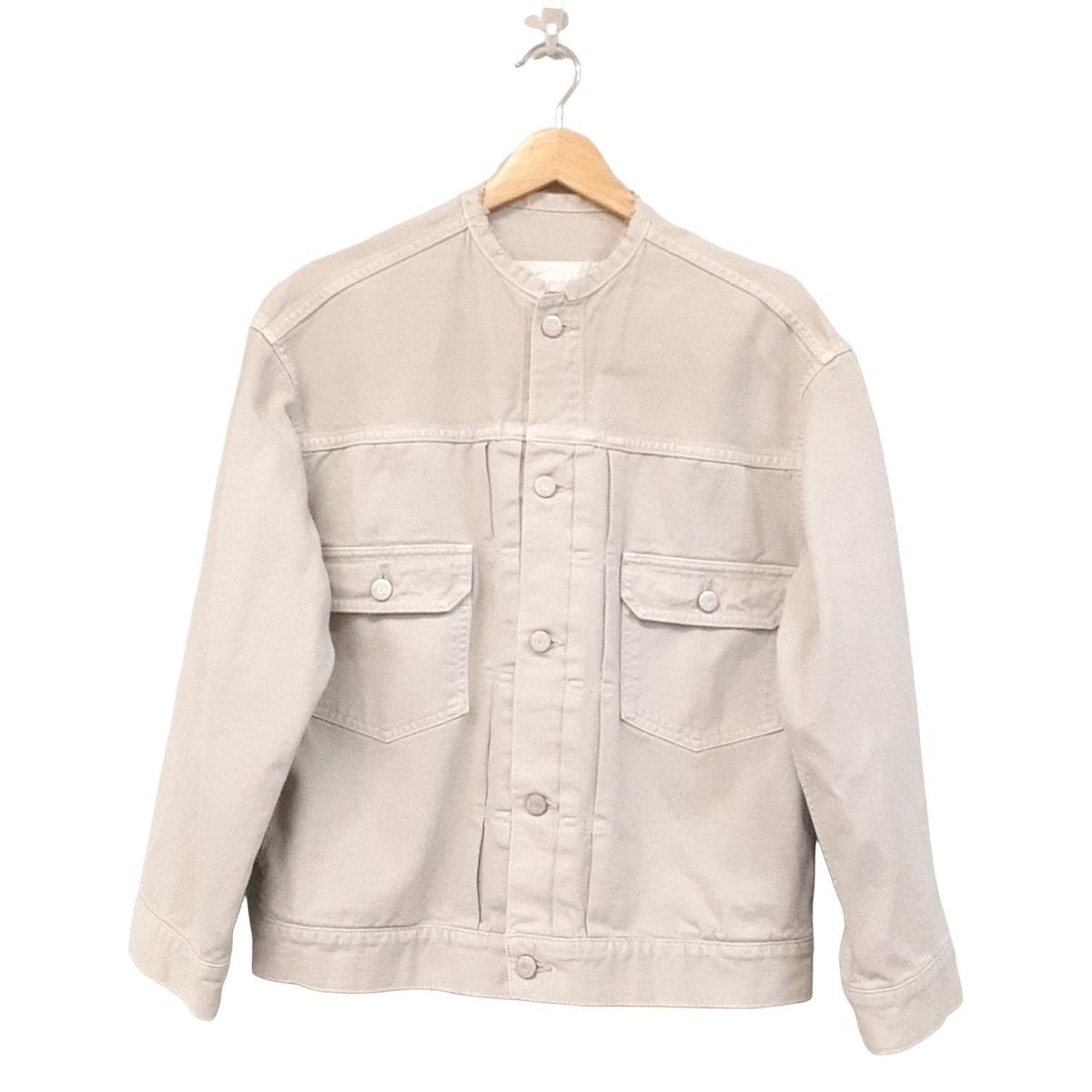 IENA イエナ Gジャン サイズ38 M レディース - ライトブルー 長袖 L ATELIER DENIME D ダメージ加工 秋 春