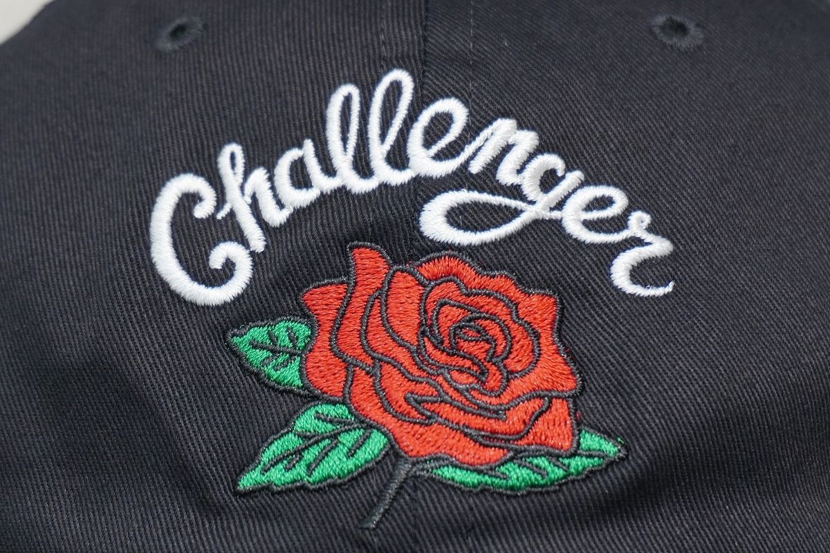 正規 25 AW チャレンジャー CLASSIC ROSE CAP クラシック ローズ キャップ CLG-AC 025-054 黒 1031 P