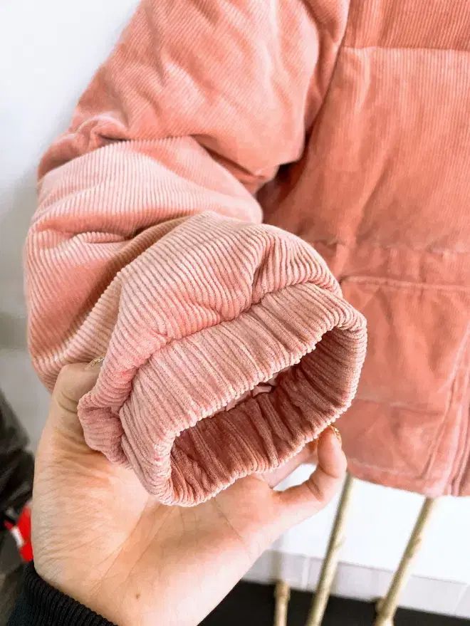 ダウンコーデュロイ オーバーサイズ