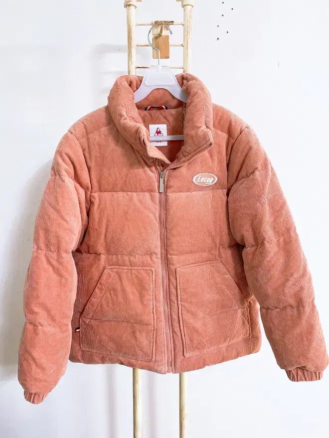 モンヴィンテージ XS S ルコックスポルティフ レディース ダウンコーデュロイ オーバーサイズ ダウンジャケット