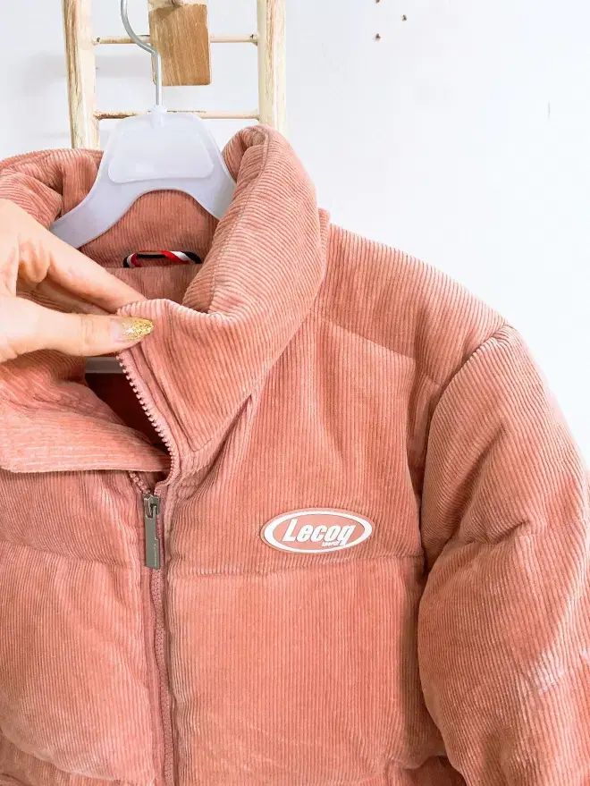 モンヴィンテージ XS S ルコックスポルティフ レディース ダウンコーデュロイ オーバーサイズ ダウンジャケット