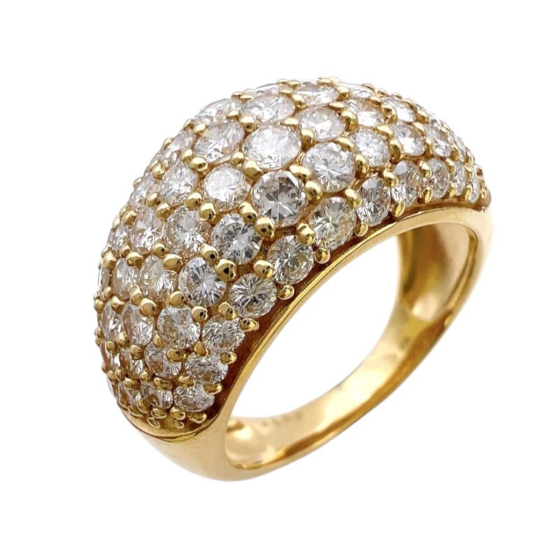 ダイヤモンドリング イエローゴールド K18YG ジュエリー