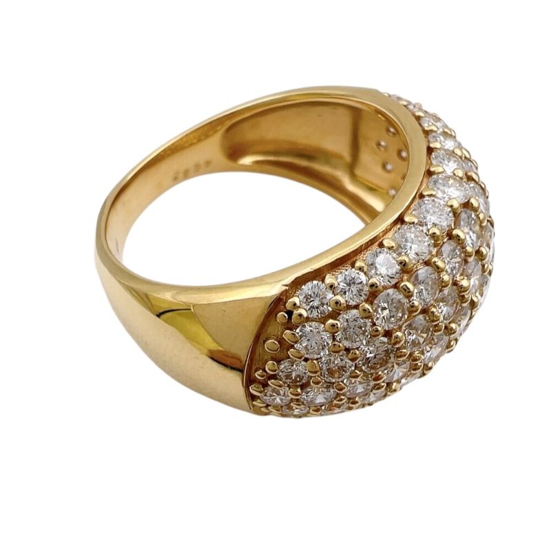 ダイヤモンドリング イエローゴールド K18YG ジュエリー FORTGASGNV_COM_BR