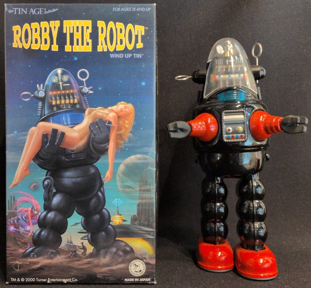 大阪ブリキ ROBBY THE ROBOT ゼンマイ 黒