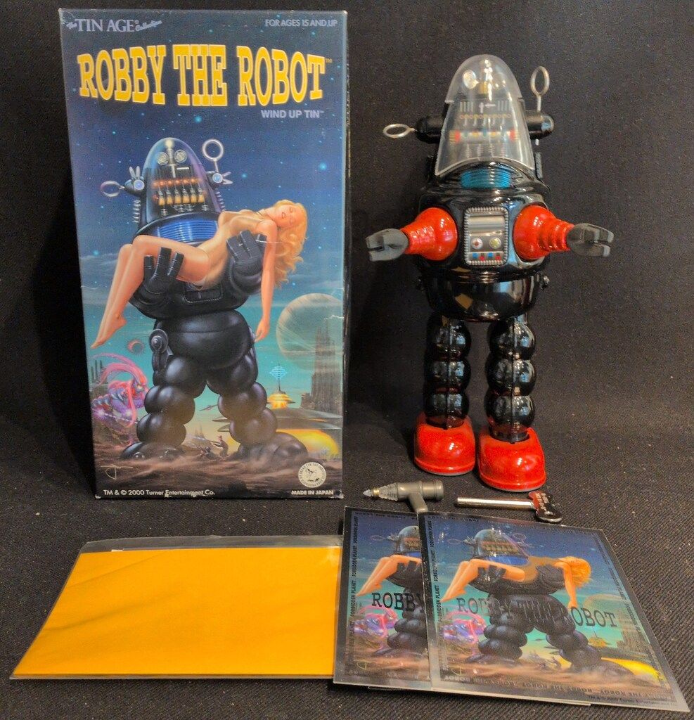 大阪ブリキ ROBBY THE ROBOT ゼンマイ 黒