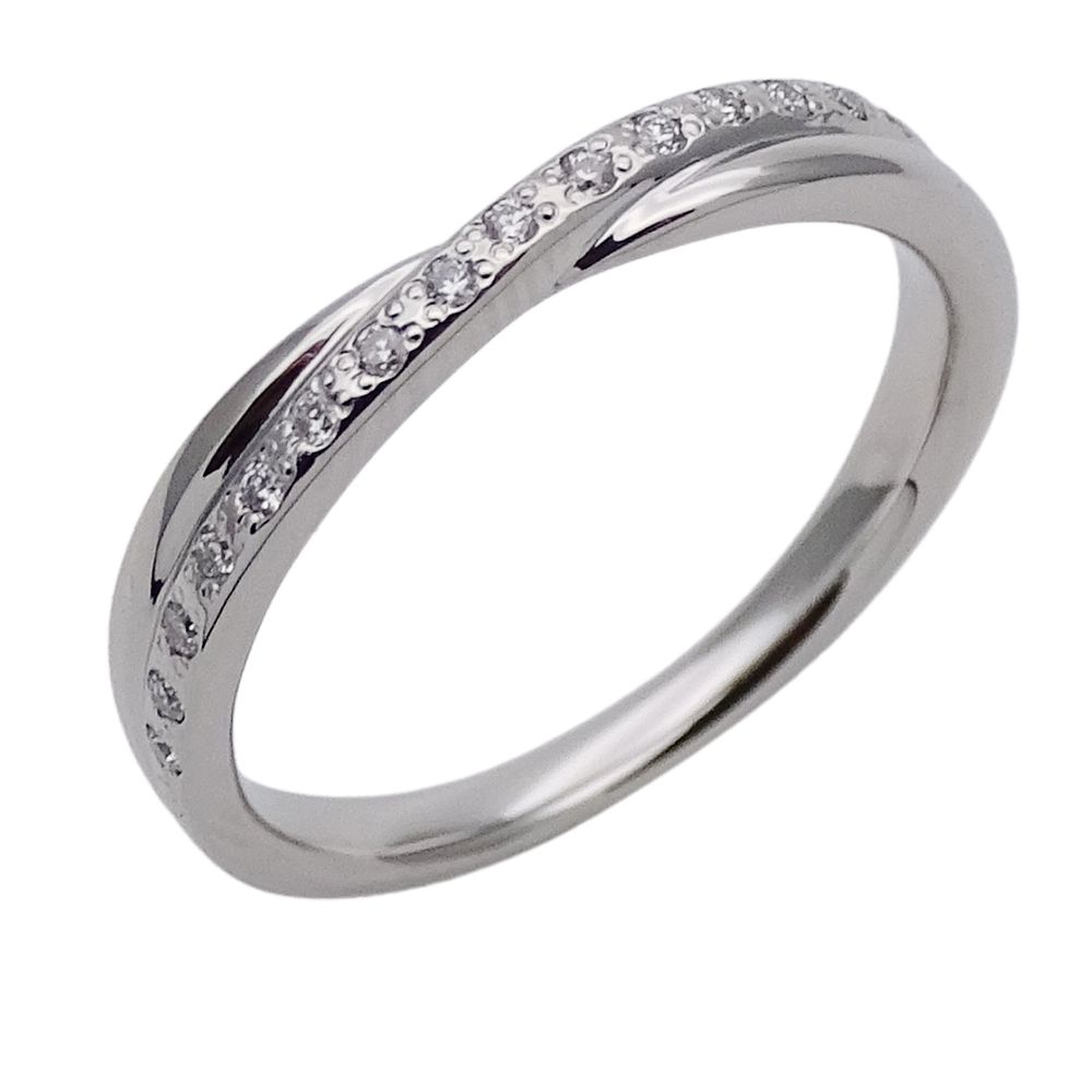 ヴァンドーム VENDOME リング レディース ブランド 指輪 PT950 ダイヤモンド プラチナ 約7.5号 ジュエリー 磨き済み