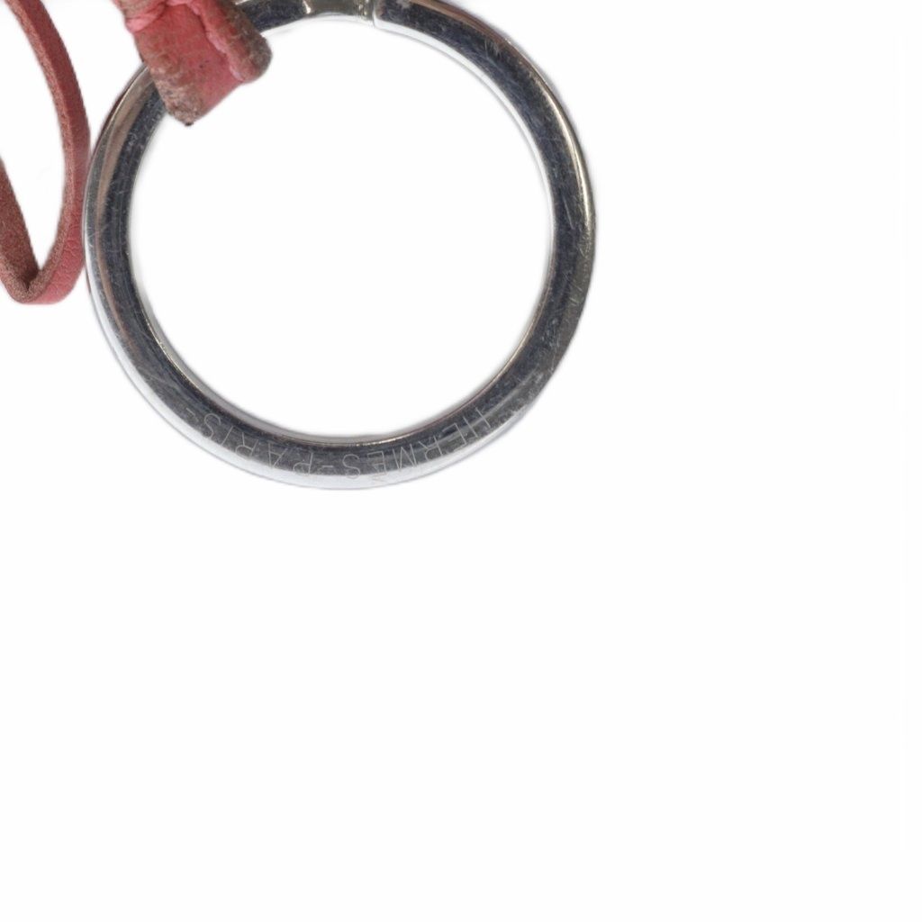 エルメス HERMES カルメン ローズアザレ タッセルチャーム キーホルダー バッグチャーム キーリング レザー ピンク YO4 OH FORTGASGNV_COM_BR