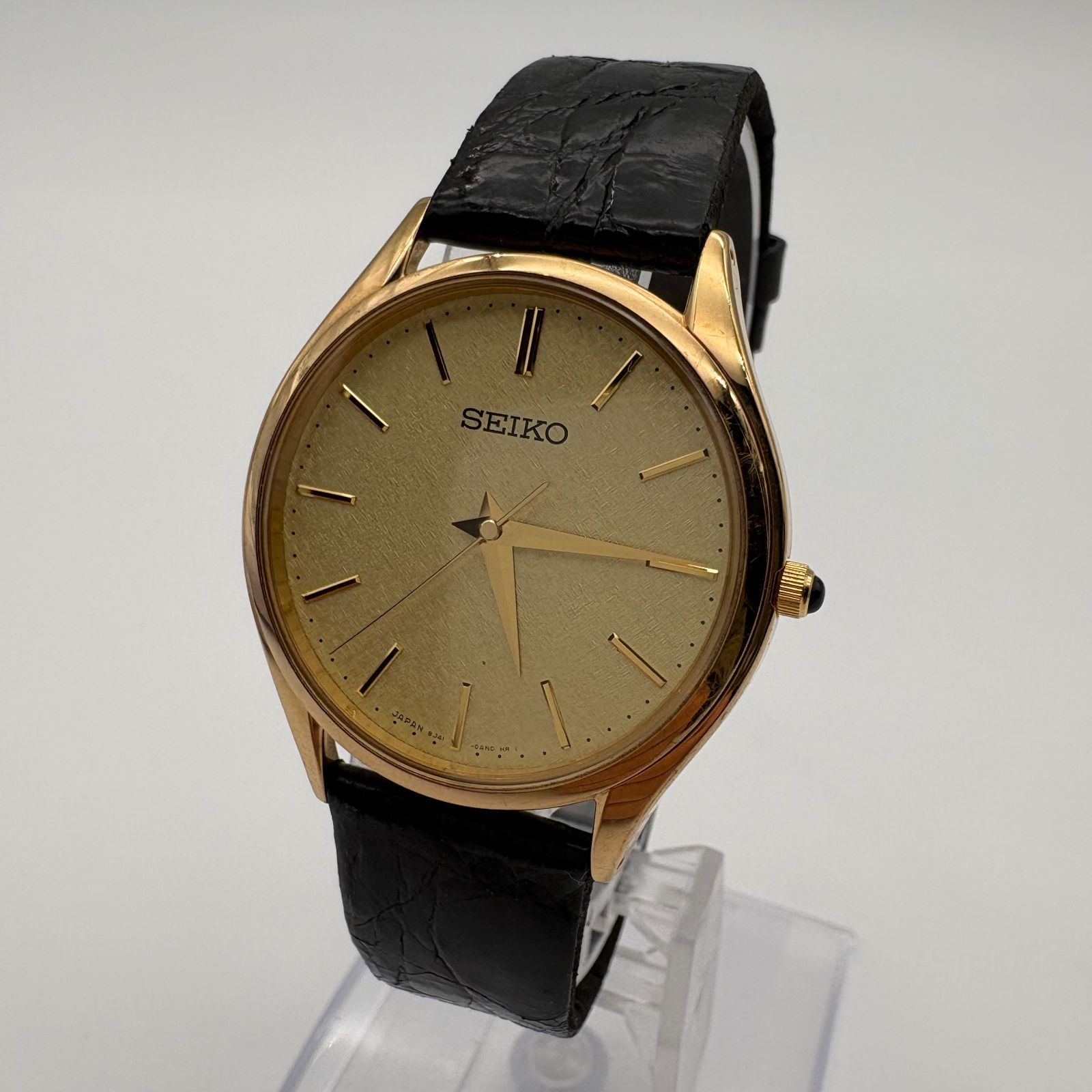 極美品 SEIKO DOLCE セイコー ドルチェ メンズ 腕時計 ゴールド SEIKO DOLCE セイコー ドルチェ 8J41-0AJ0 腕時計 ゴールド文字盤