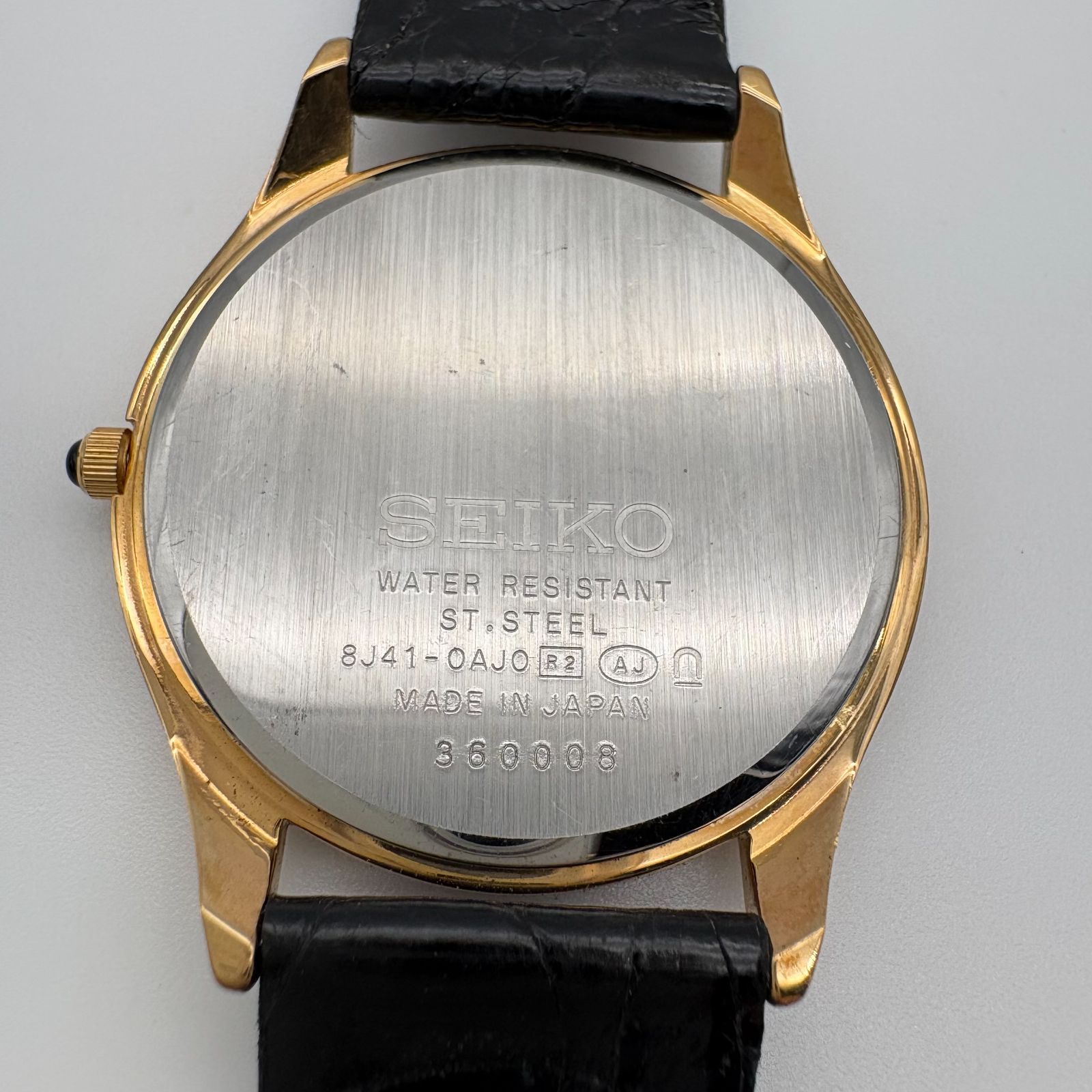 SEIKO DOLCE セイコー ドルチェ 8J41-0AJ0 腕時計 ゴールド文字盤 