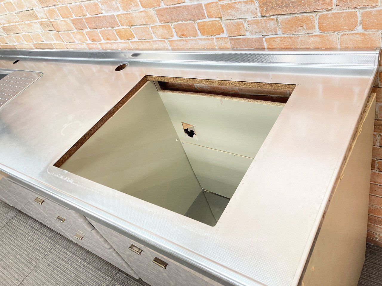 調理台一体型 幅223