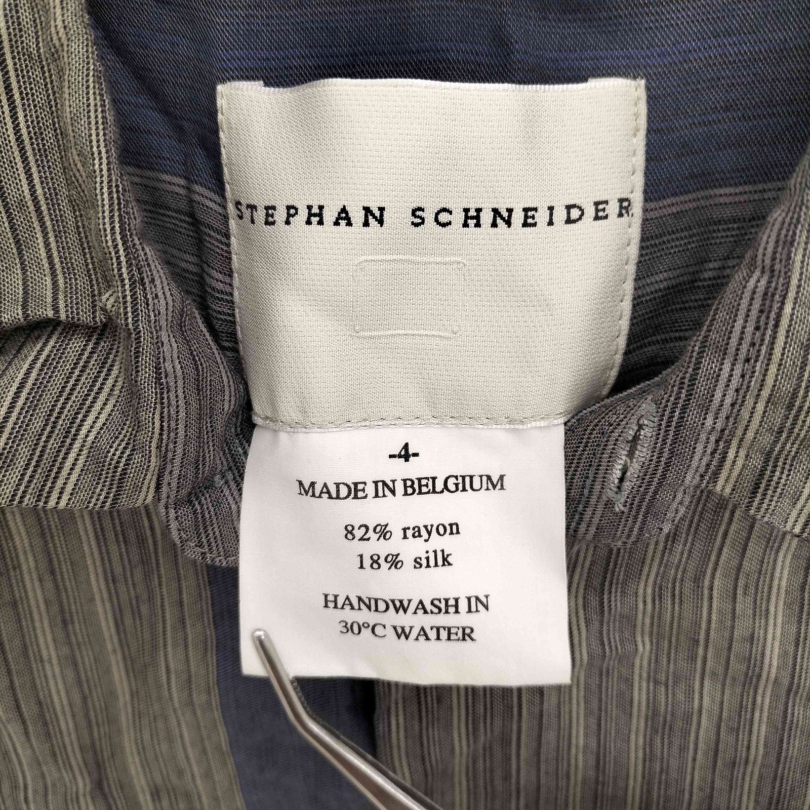 ステファンシュナイダー STEPHAN SCHNEIDER ベルギー製 シルク混