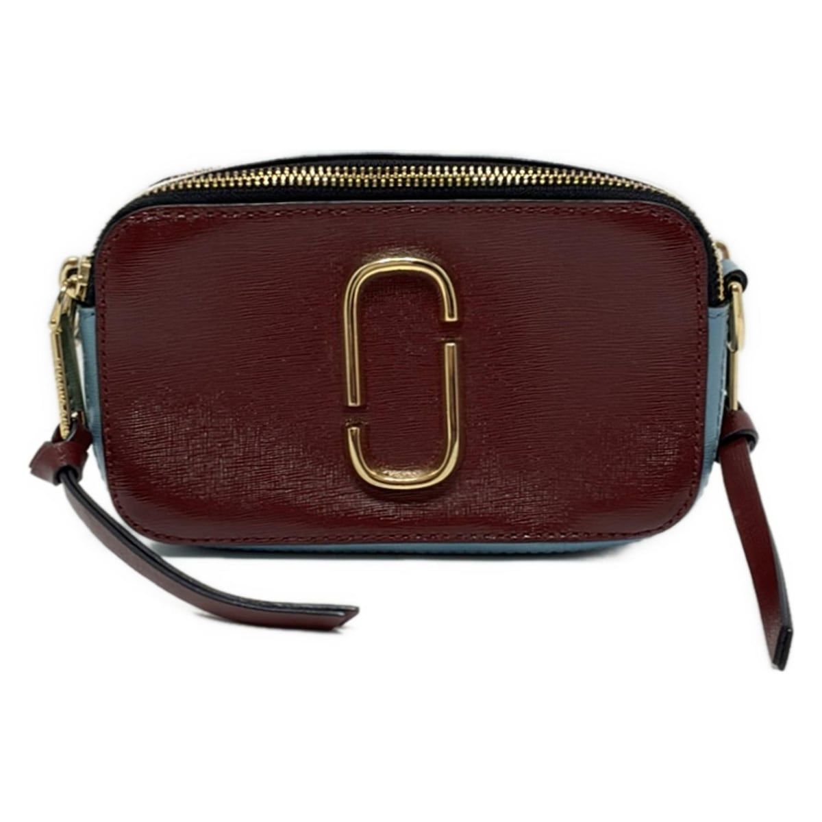 美品】Marc by Marc Jacobs レザーショルダーバッグ ゴールド MARC 