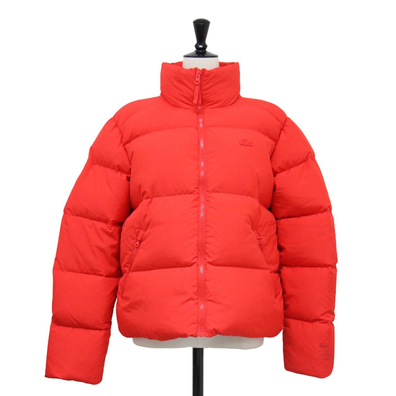 在庫価格 [美品]LACOSTE(ラコステ) オレンジ ダウンジャケット US S