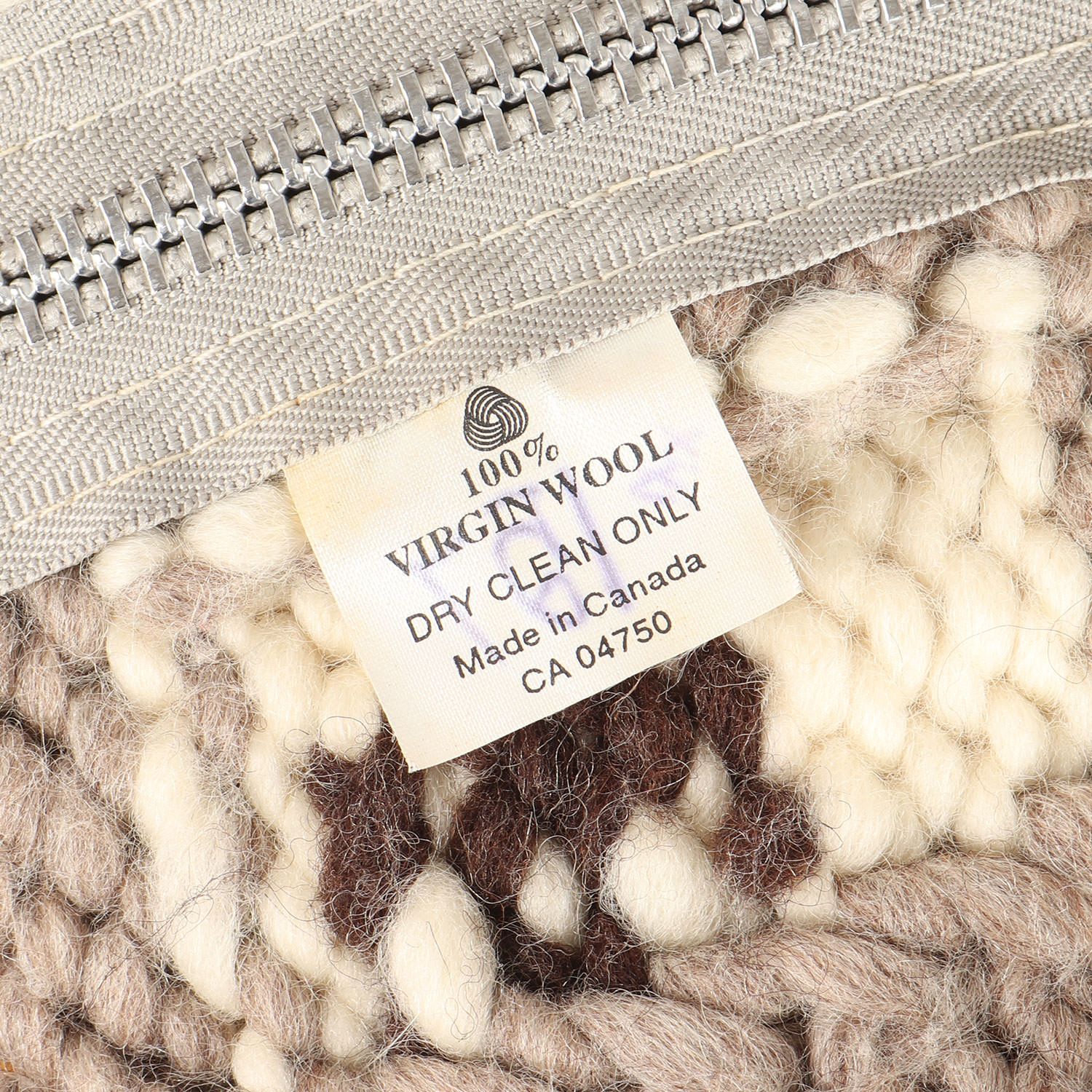 THUNDERBIRD サンダーバード モカ アイボリー サイズ L程度 フルジップ カウチンニット カナダ製 トップス セーター カーディガン メンズ