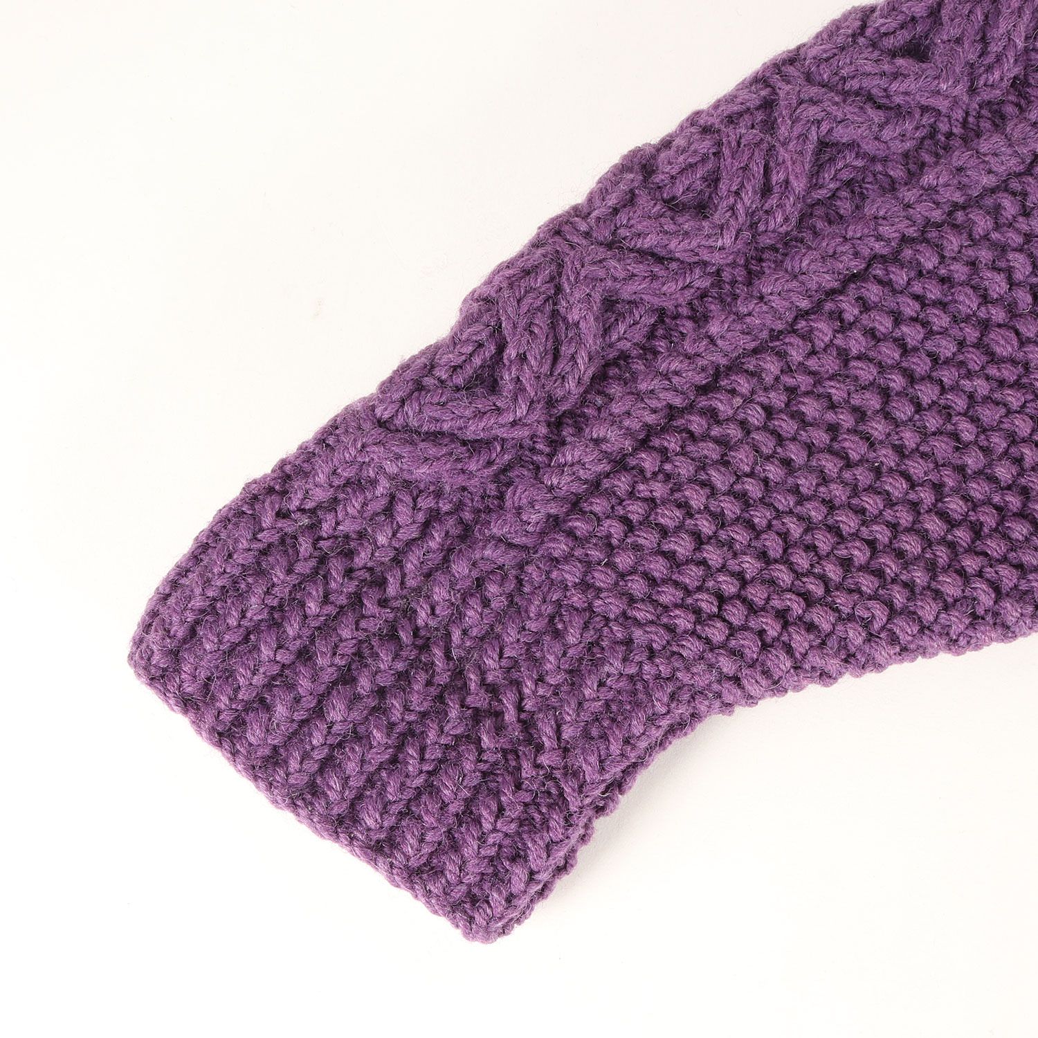 INVERALLAN インバーアラン カーディガン パープル サイズ:L程度 | 茶