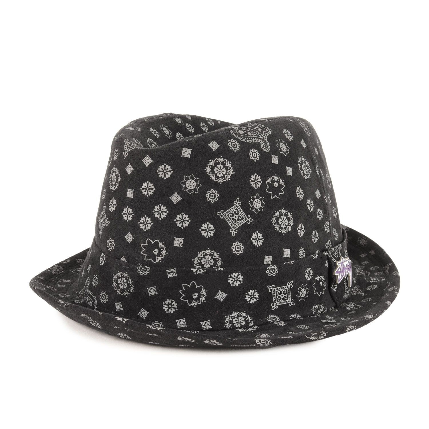 美品】STUSSY ステューシー ハット ブラック 黒 サイズ:L/XL