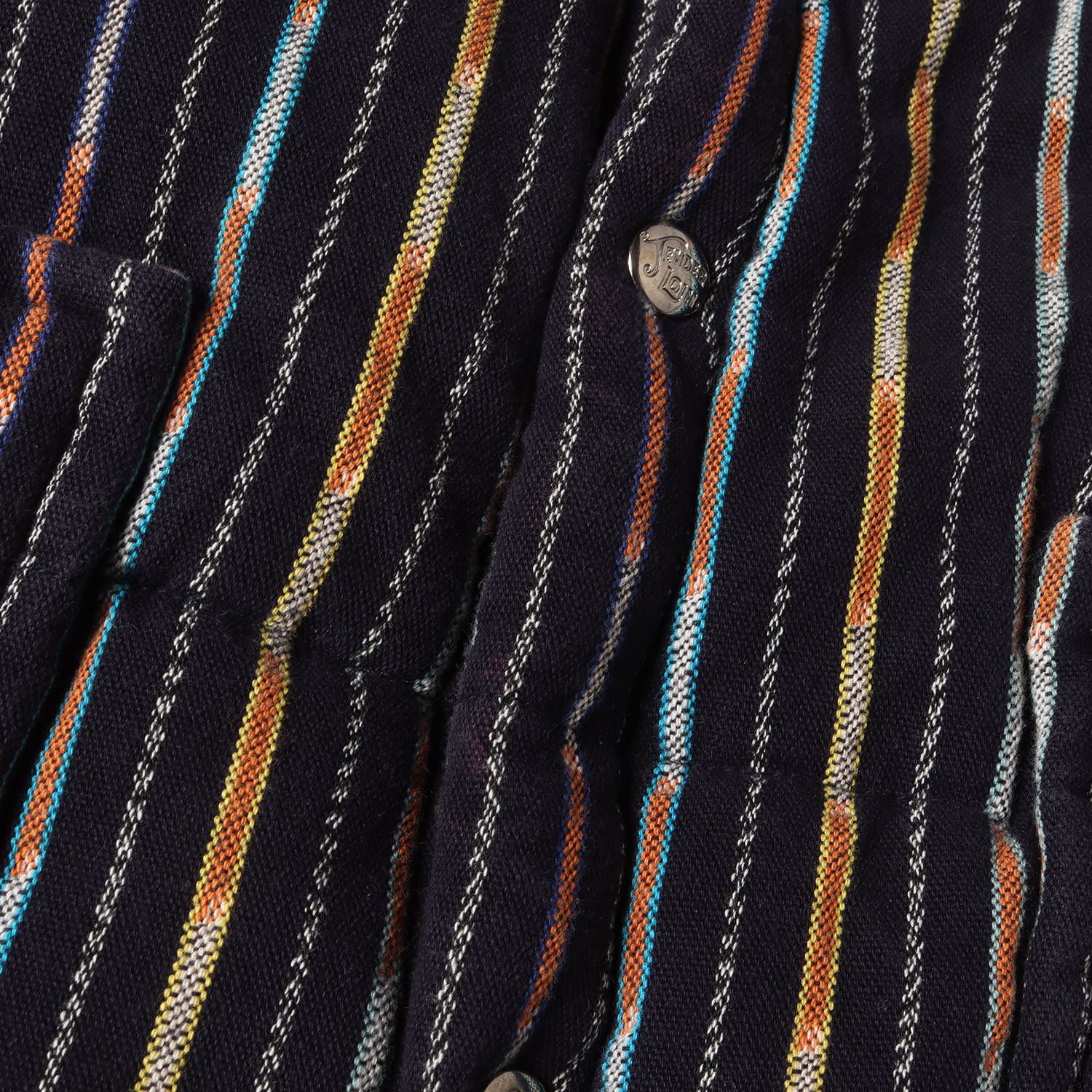 TENDERLOIN テンダーロイン ベスト ネイビー 紺 サイズ L ネイティブストライプ 中綿 ベスト T-NATIVE VEST アウター ジャケット 上着 メンズ KANDAIZUMI_COM