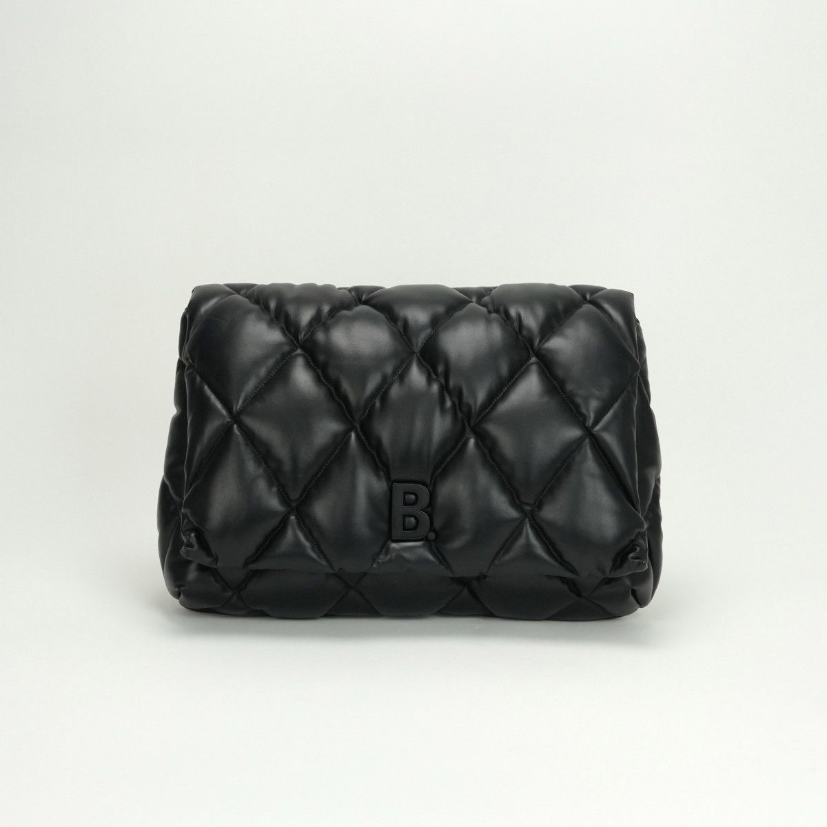 バレンシアガ BALENCIAGA TOUCH PUFFY キルティング バッグ クラッチバッグ セカンドバッグ レザー ブラック black 黒