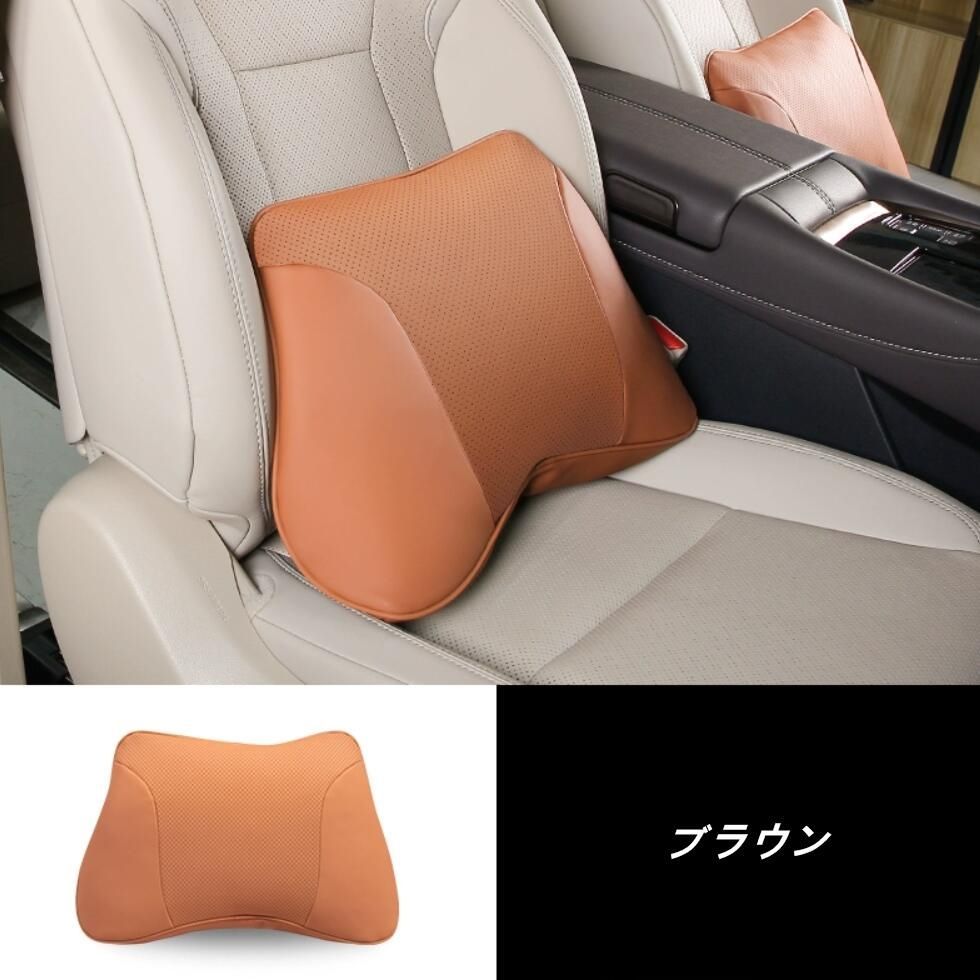 40アルファード、ヴェルファイア用豪華なクッションネック2点 アルファード40系 ヴェルファイア40系 ネックピロー 腰痛クッション