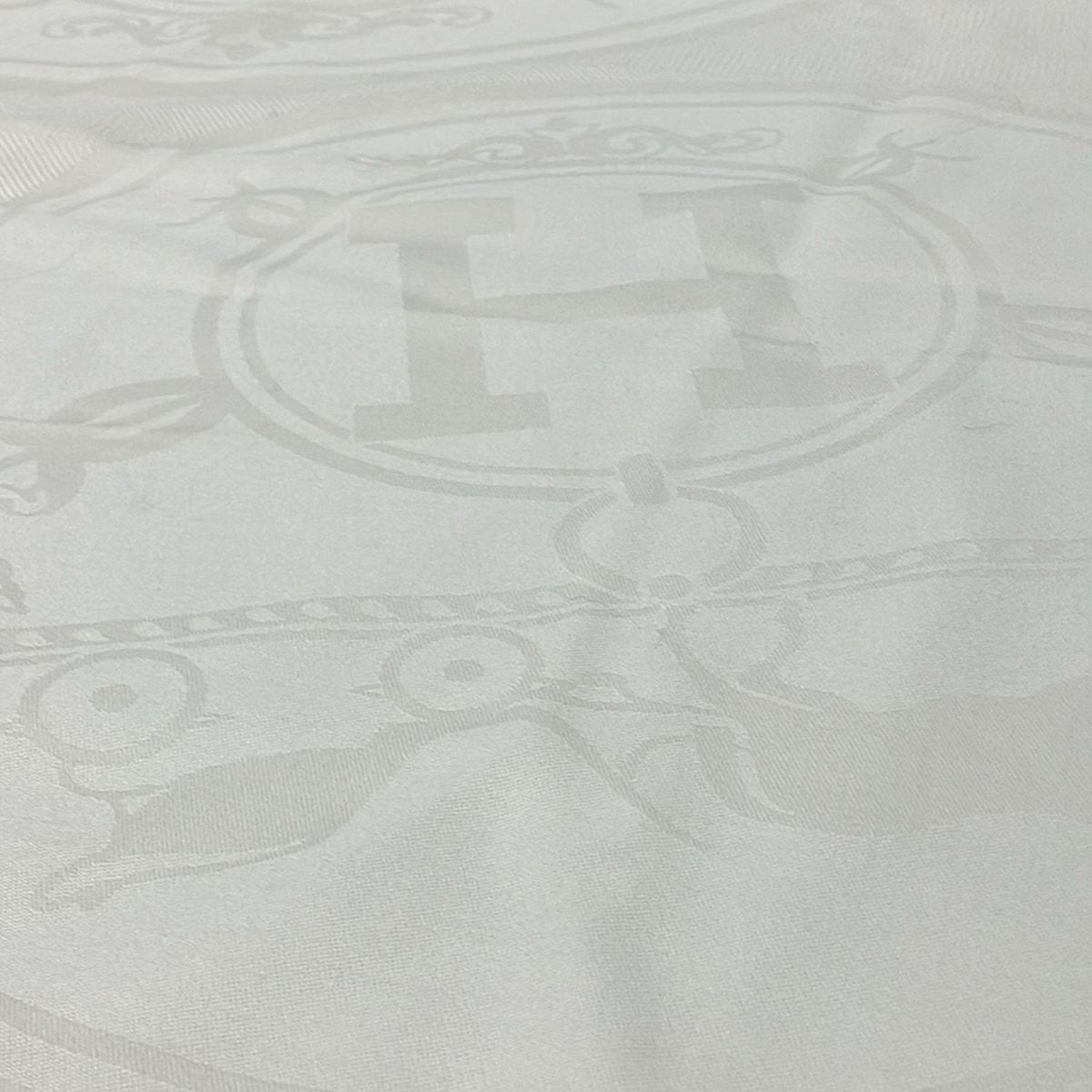 HERMES(エルメス) ストール(ショール)美品 ニューリブリス アイボリー  