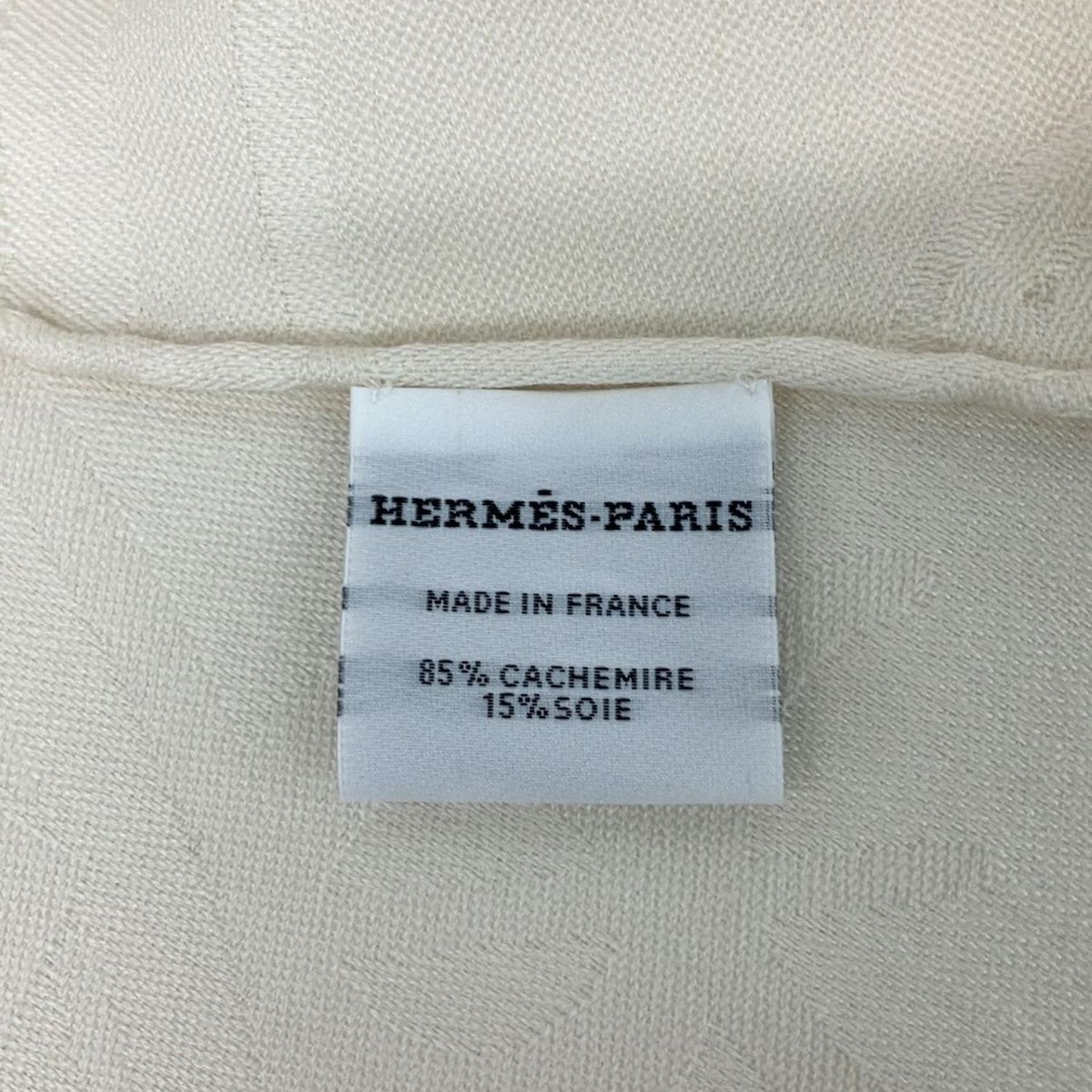 HERMES(エルメス) ストール(ショール)美品 ニューリブリス アイボリー  