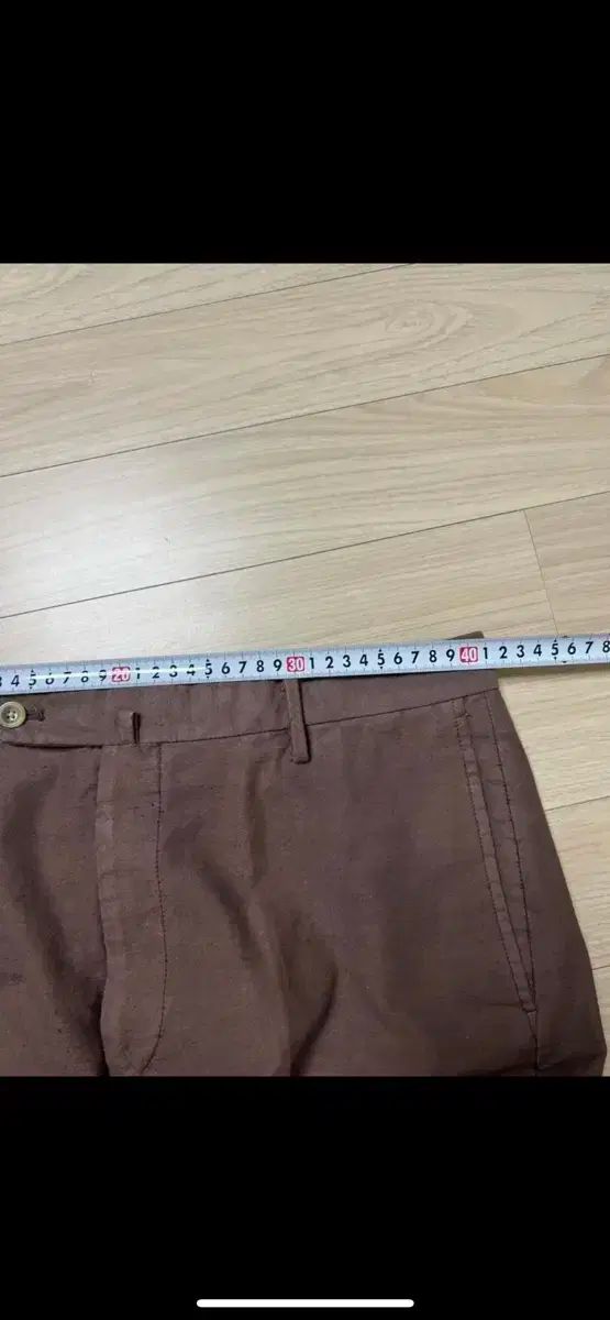 ブラウン コットンパンツ