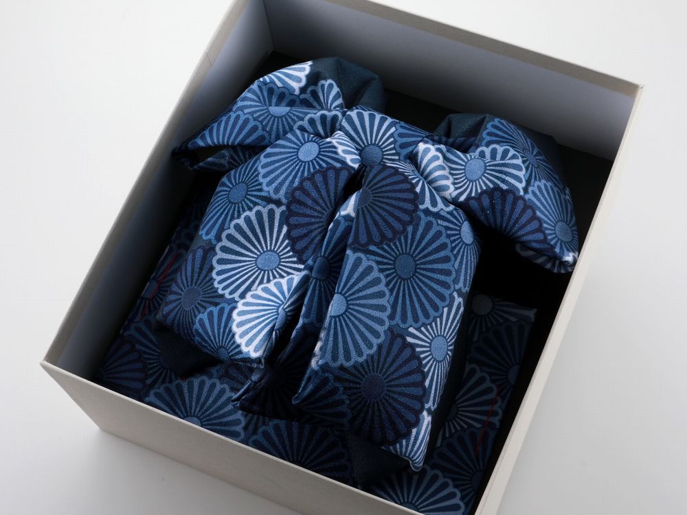  七五三 七歳用 結び帯 大寸 紺 ラメ da 251 2 七五三 季節 年中行事