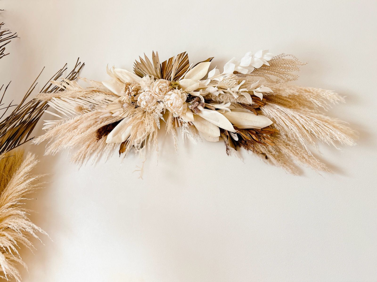 壁掛け ドライフラワー