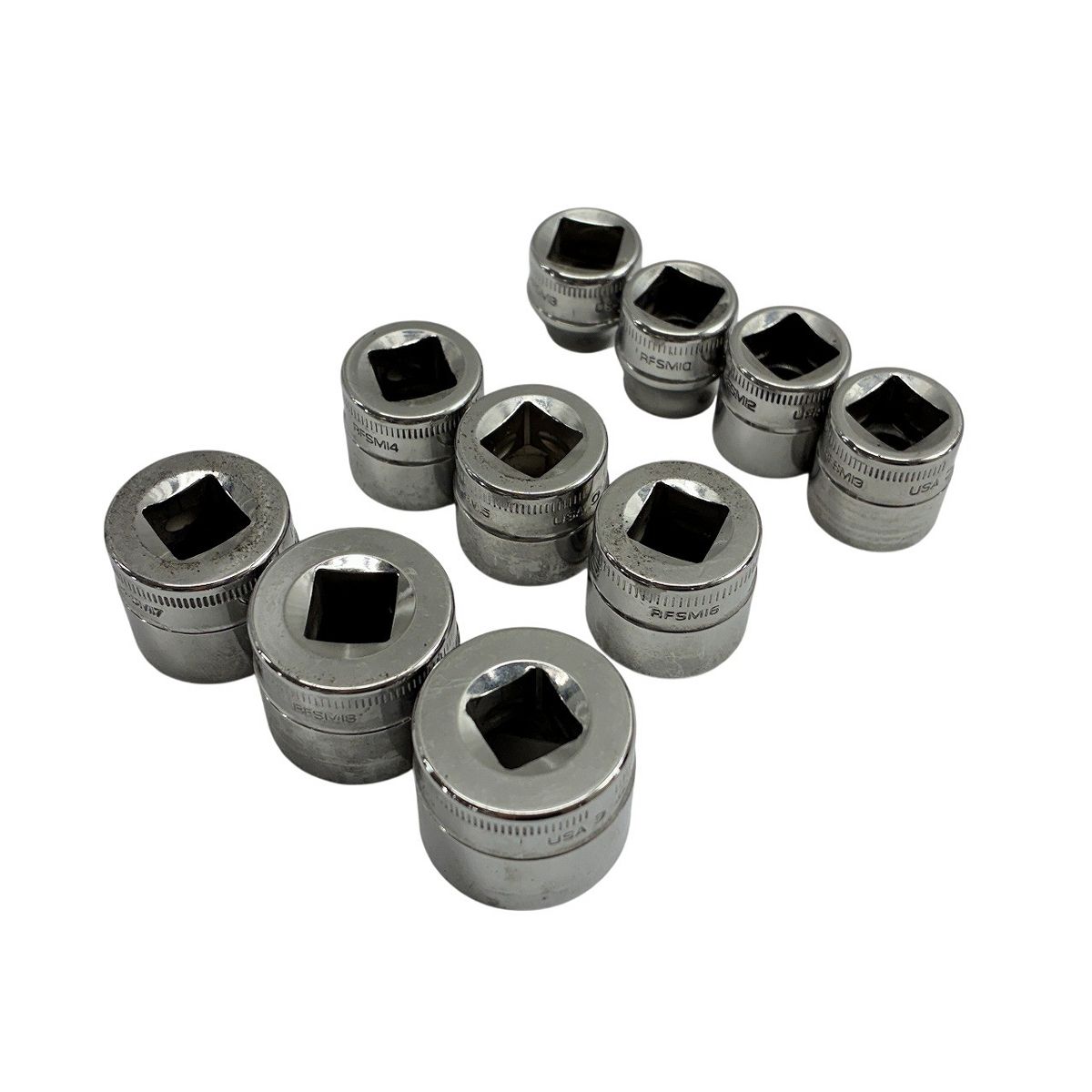 Snap-on RFSM ロープロファイルソケット 10点セット 工具 用品 スナップオン W10590530