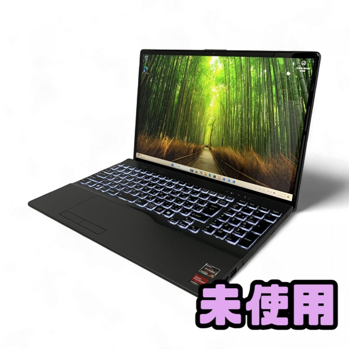 ノートパソコン 富士通 FMVA56J3BK 製 AMD Ryzen7 7735U メモリ16GB SSD512GB AMK879735相