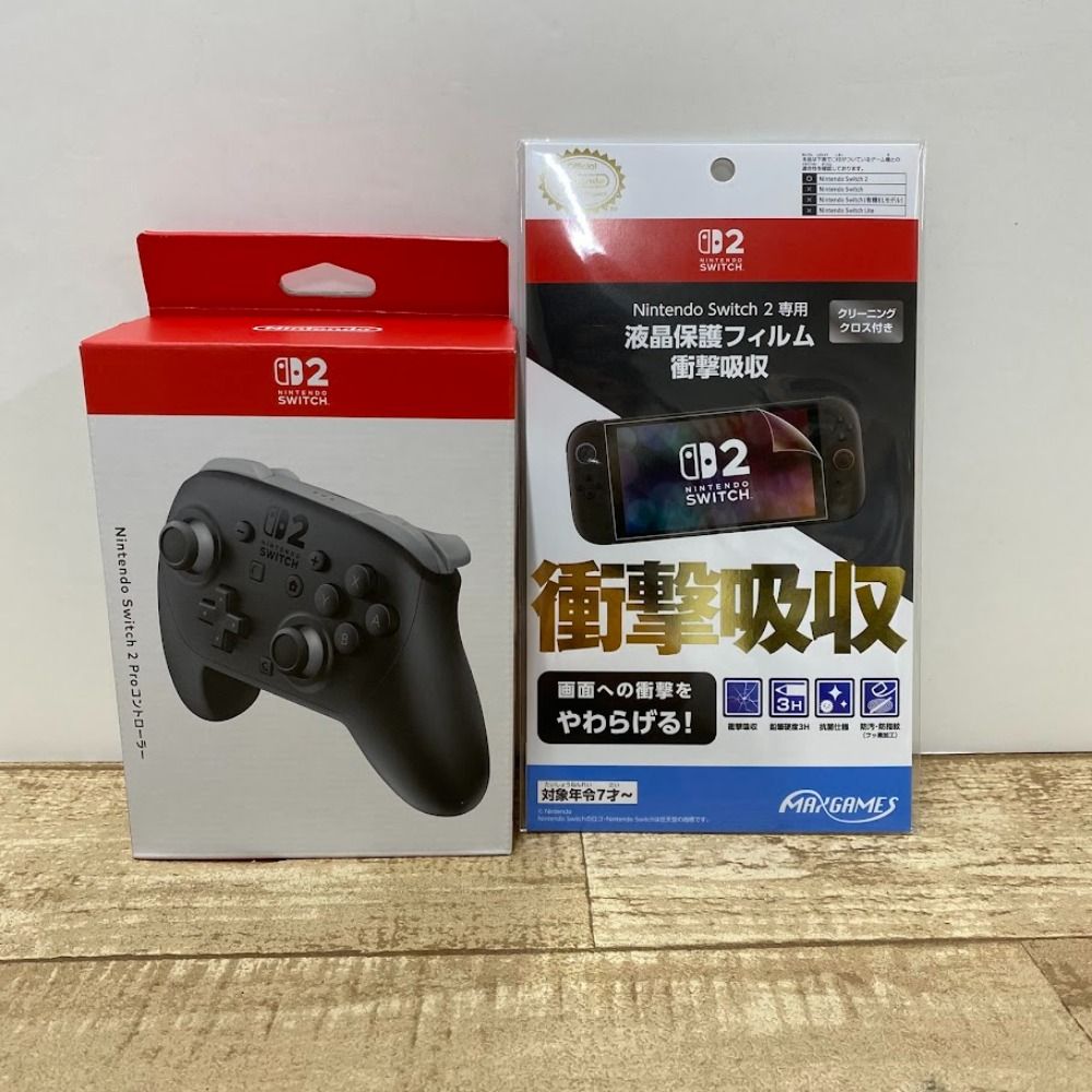 08w13895 Nintendo Switch ２ Proコントローラー Nintendo Switch 2 液晶保護フィルム 付 ゲーム 品