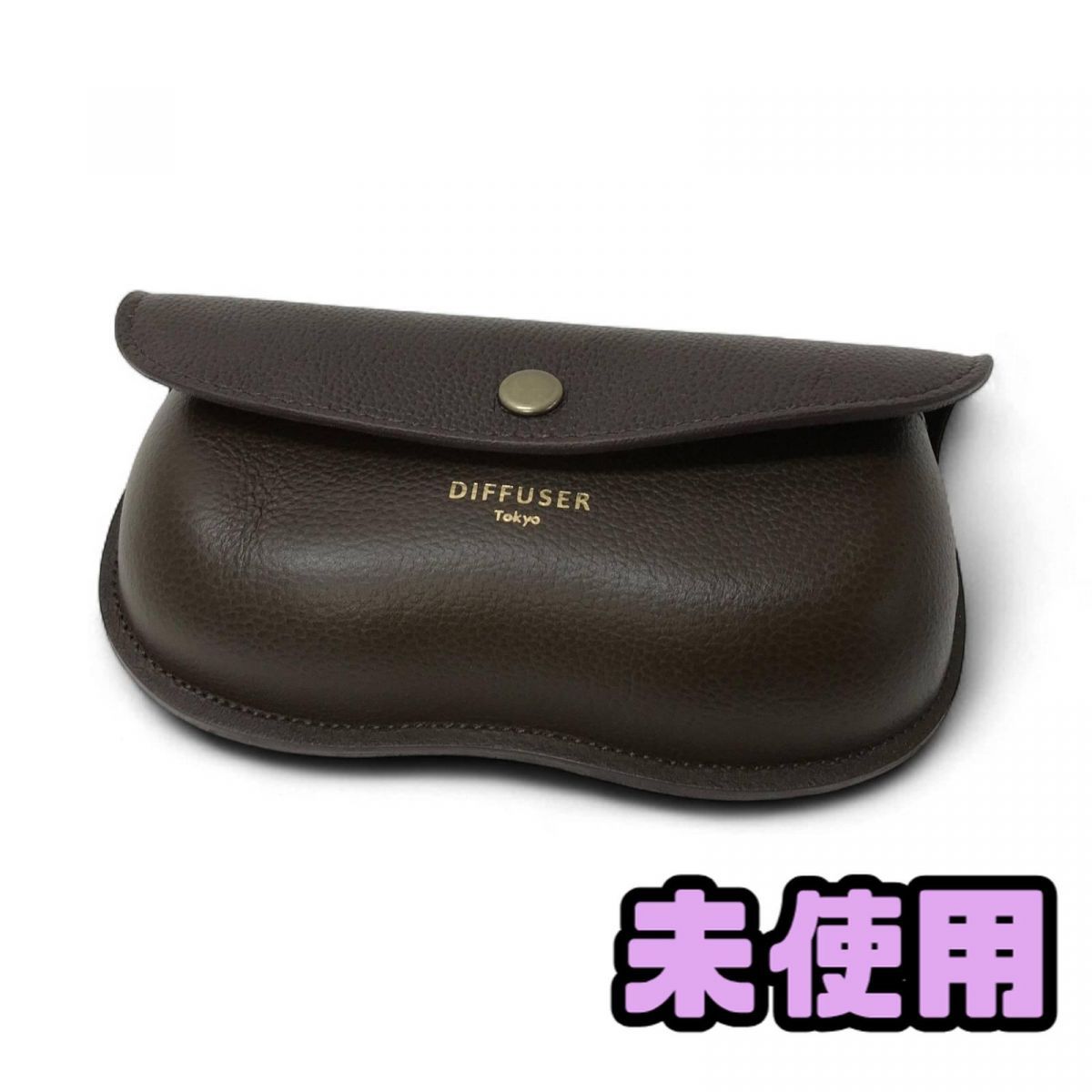 めがねケース DIFFUSER TOKYO ディフューザー WETFORMING BELT EYEWEAR CASE ダークブラウン SG1175B ACK882848相