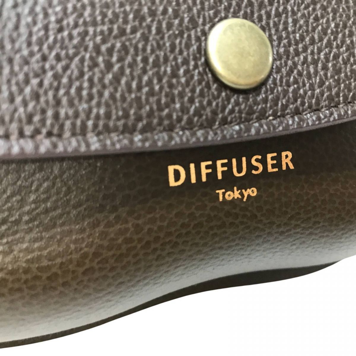 めがねケース DIFFUSER TOKYO ディフューザー WETFORMING BELT EYEWEAR CASE ダークブラウン SG1175B ACK882848相