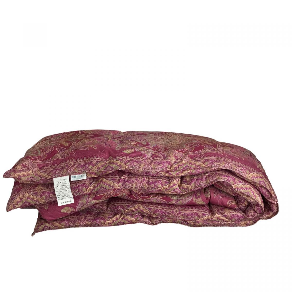 羽毛布団 MORiRin モリリン エクセルラベル シングル ワインレッド JEF900SH CRK865652相