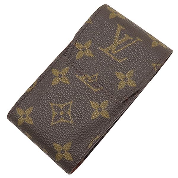 ルイヴィトン LOUIS VUITTON シガレットケース エテュイ シガレット モノグラムキャンバス モノグラム 茶 タバコ入れ M63024 MI1928