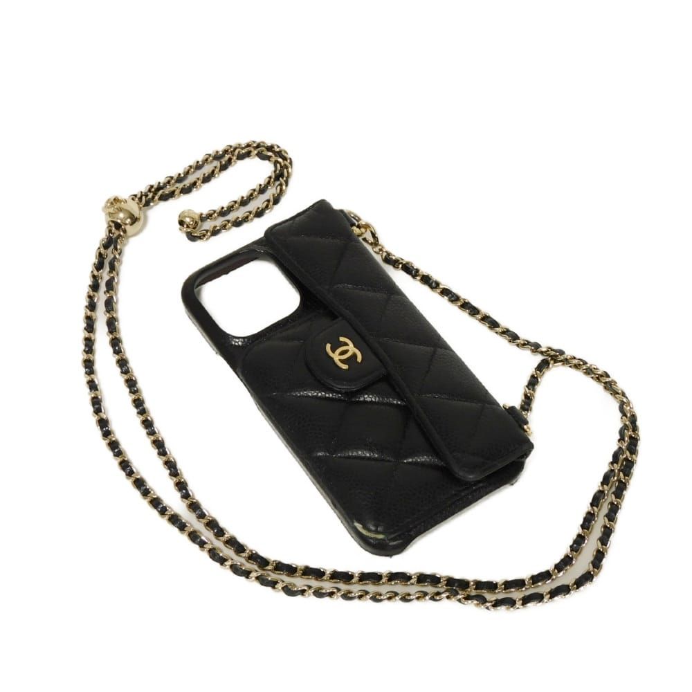 CHANEL シャネル マトラッセ iPhone 14 Pro Max ケース CCマーク 